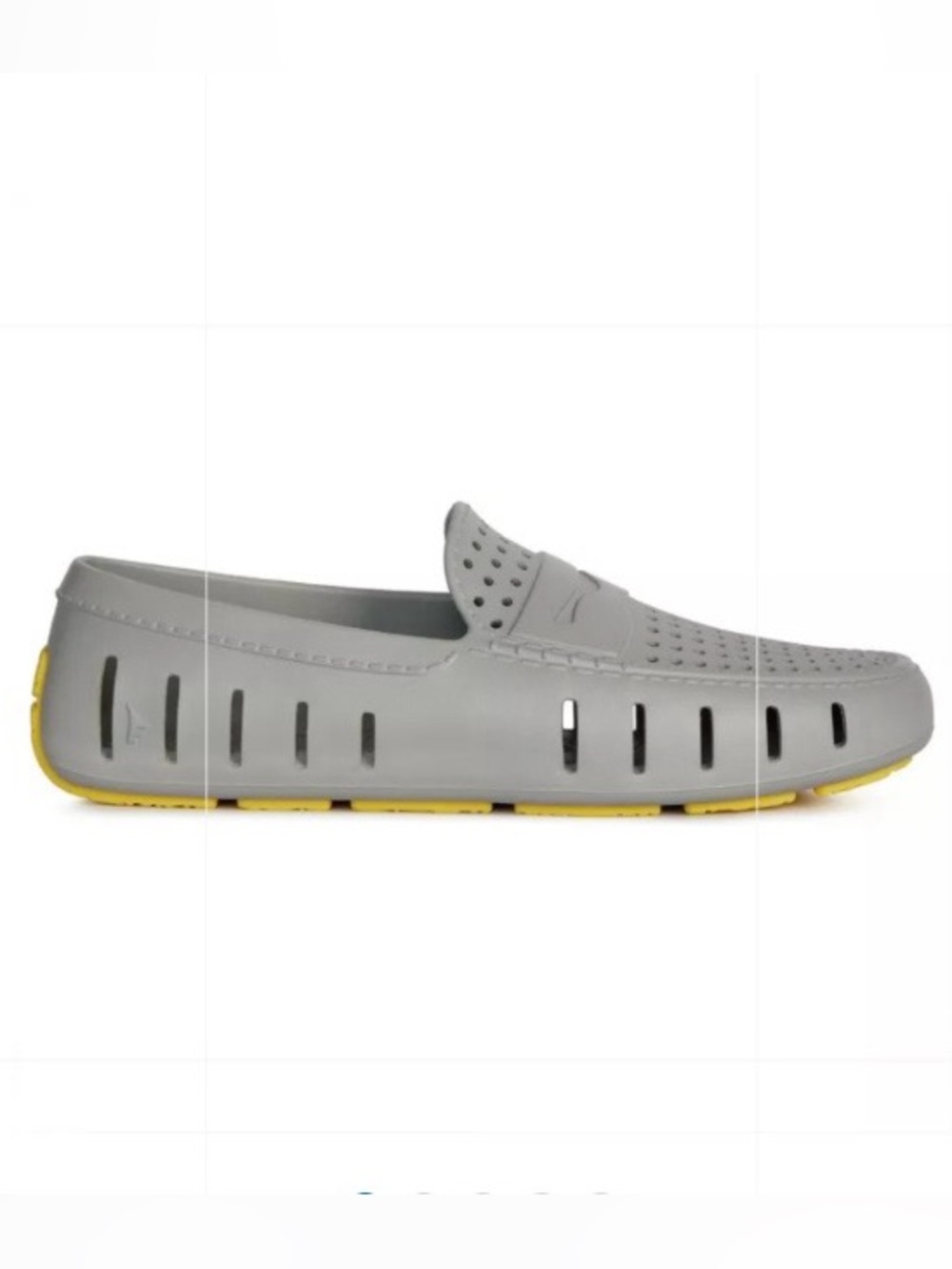 Floafers Country Club Classic Waterproof Driver Gray Yellow Loafers Men’s Size 9